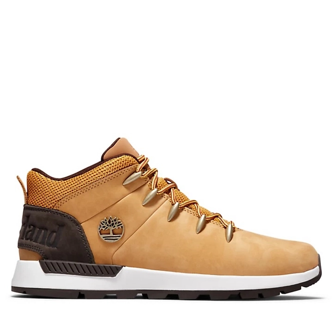 Bottines à Lacets Timberland Men Sprint Trekker Mid Wheat Nubuck w